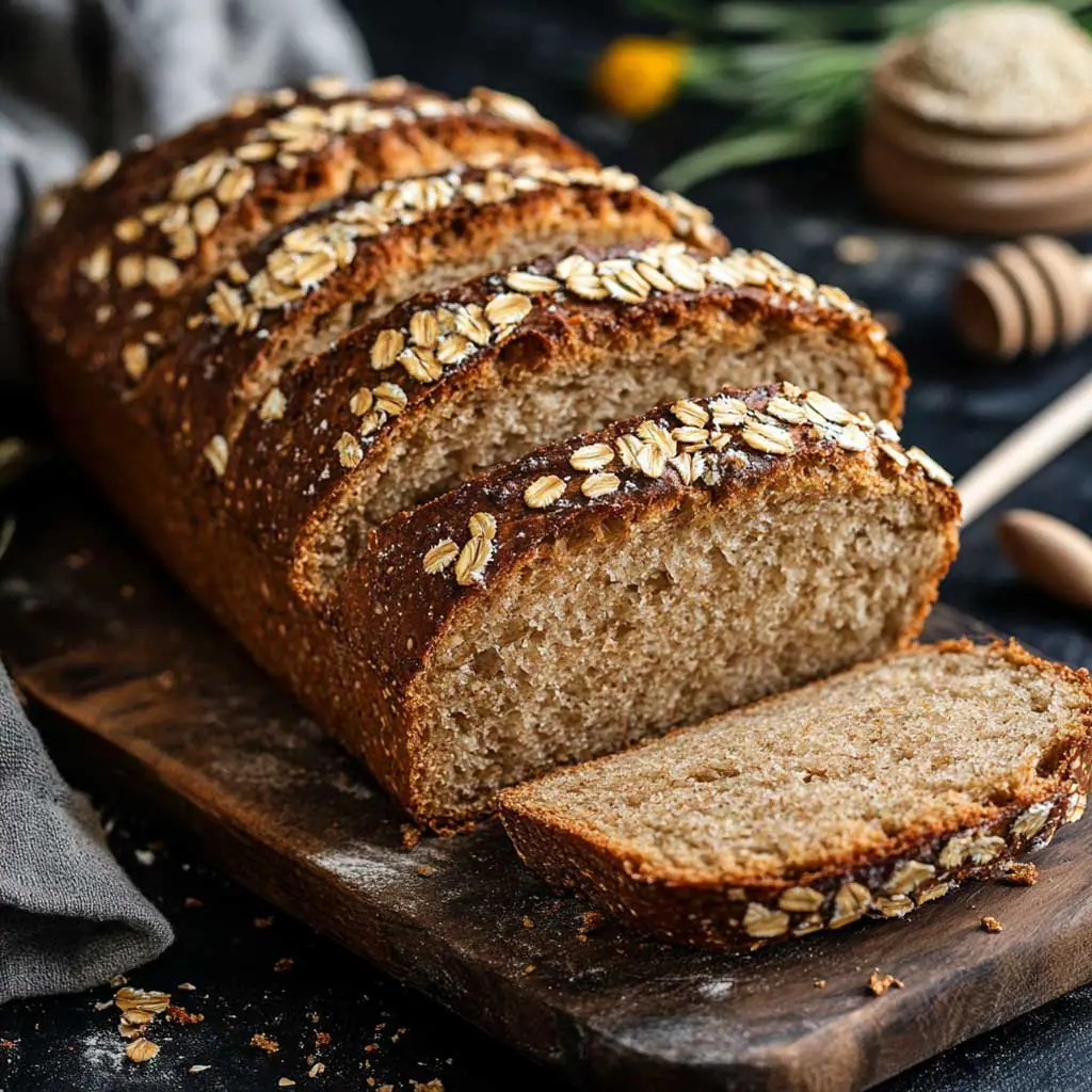 Freshly baked whole wheat bread made with Boulder Salt, highlighting the nutritional benefits in baking